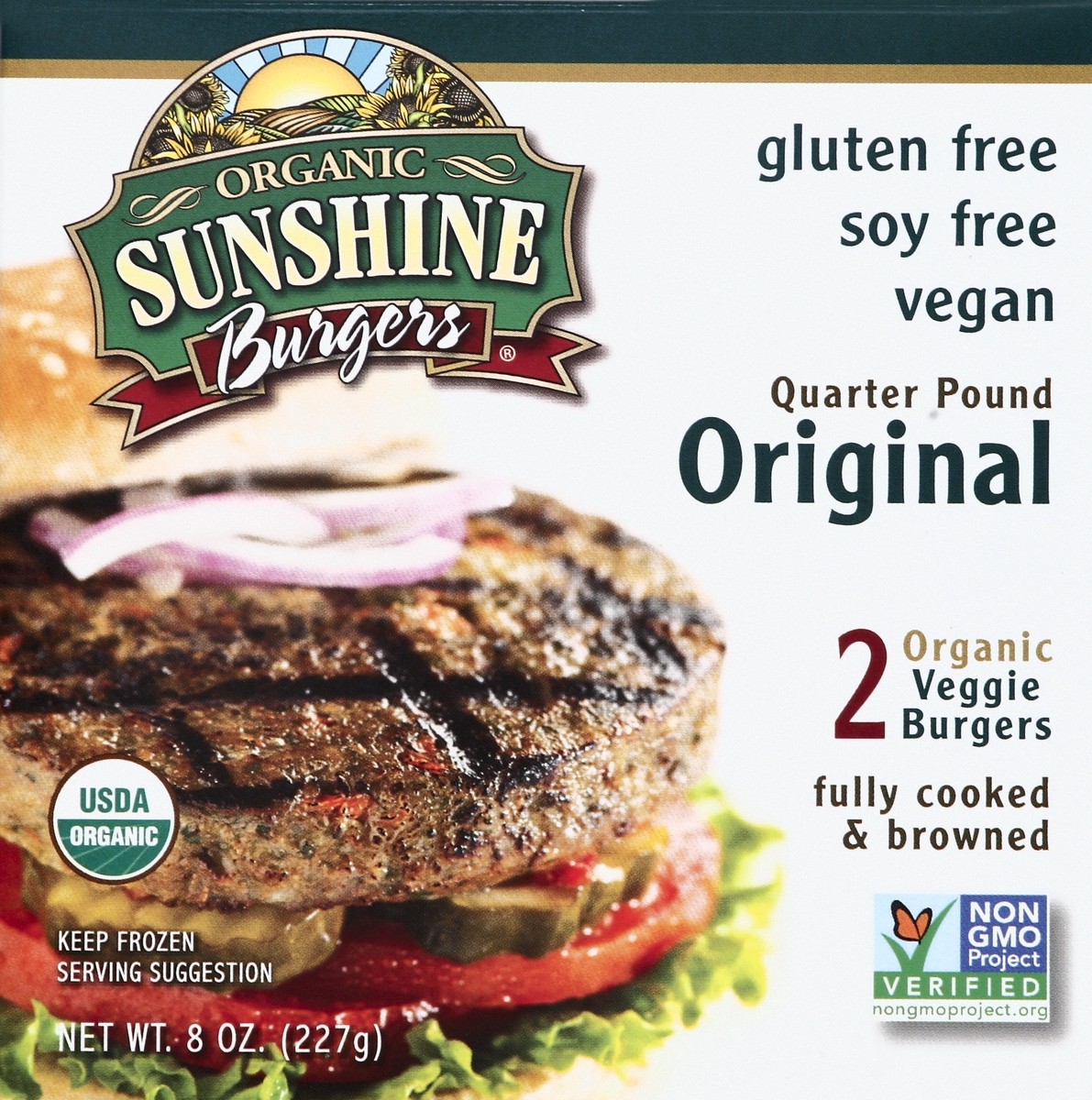 slide 3 of 4, Sunshine Burger Quarter Pound Original, 8 oz