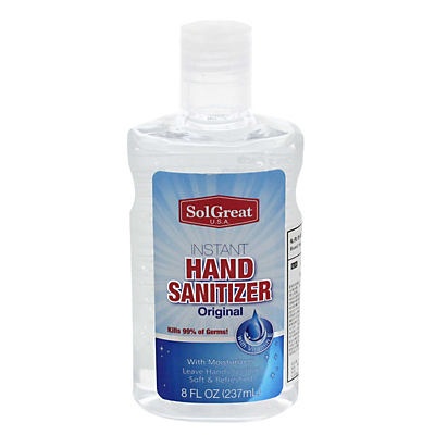 slide 1 of 1, SolGreat Instant Hand Sanitizer, 8 oz