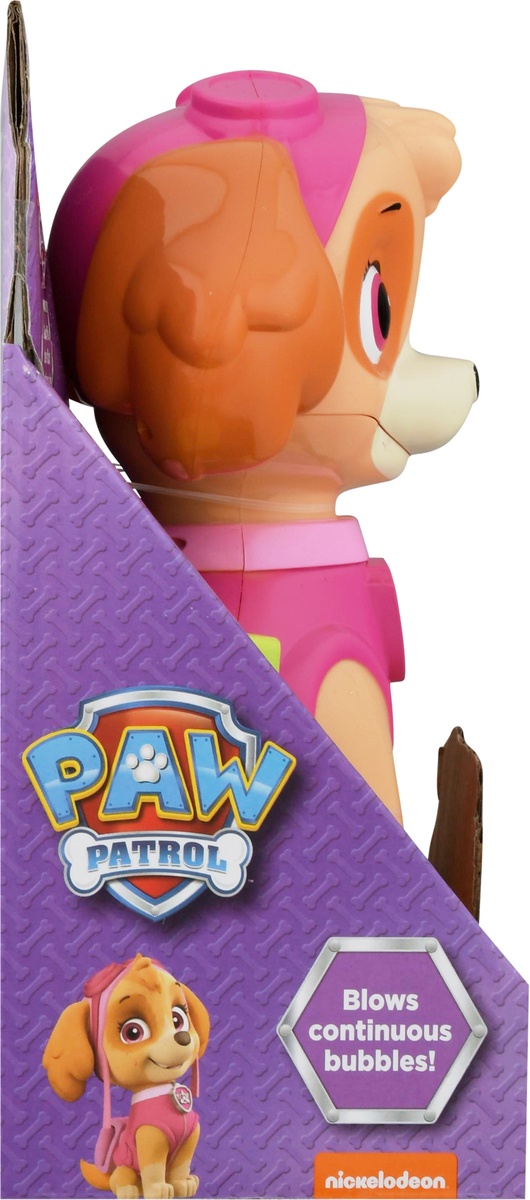 paw patrol best pup pals skye action bubble blower