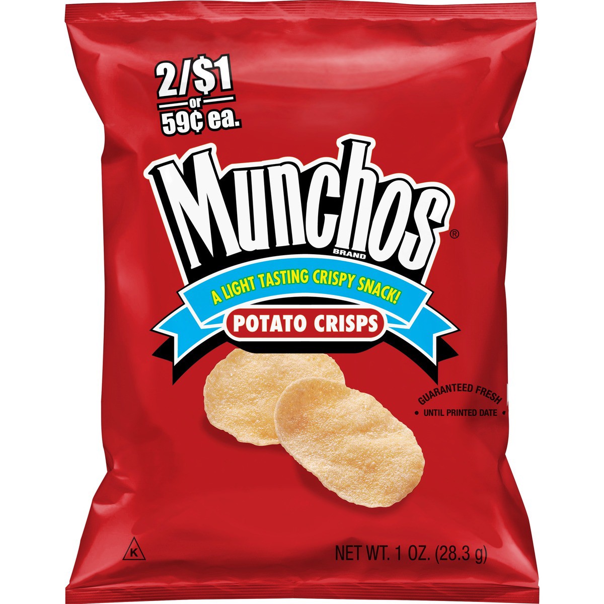 slide 4 of 5, Munchos Potato Crisps, 1 oz