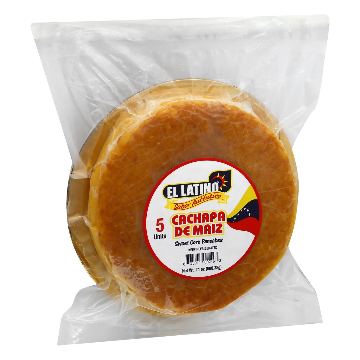 slide 6 of 13, El Latino Sweet Corn Pancakes 24 oz, 24 oz