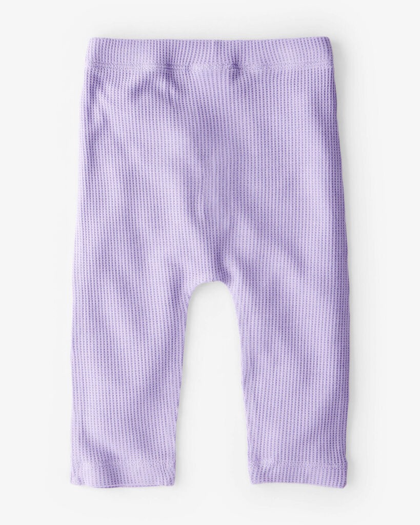 slide 4 of 5, Carter's Baby Girl Paint Print PurelySoft Pull-On Pants - White/Purple Purple/White PRE, 1 ct