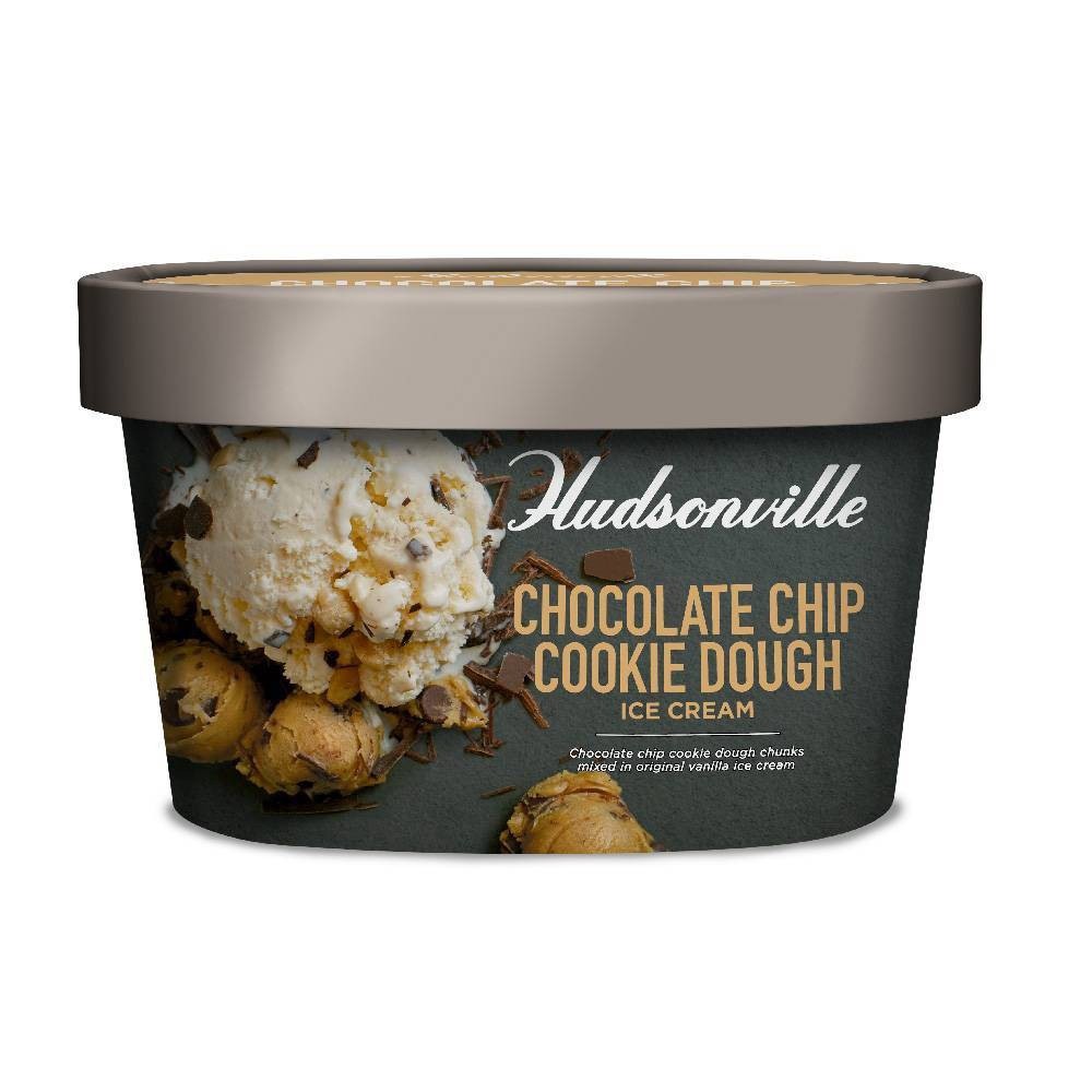 slide 1 of 3, Hudsonville Ice Cream Chocolate Chip Cookie Dough 48 oz, 48 oz