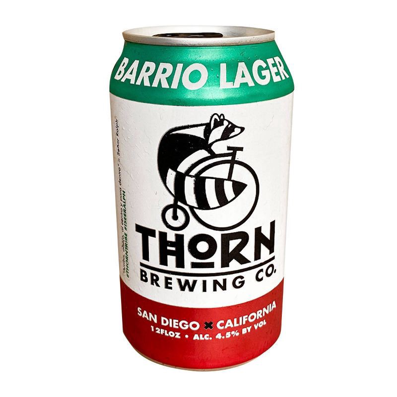 slide 2 of 2, Thorn Barrio Lager Beer - 6pk/12 fl oz Cans, 6 ct; 12 fl oz