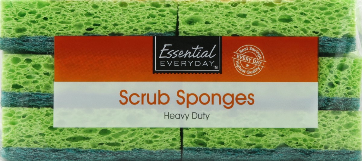 slide 2 of 5, Essential Everyday Heavy Duty Scrubber, 6 ct