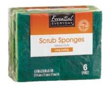 slide 1 of 5, Essential Everyday Heavy Duty Scrubber, 6 ct