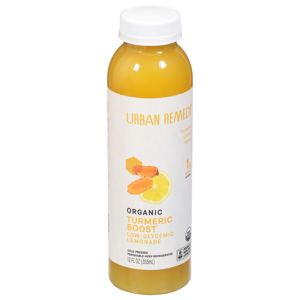 slide 5 of 11, Urban Remedy Organic Turmeric Boost Lemonade- 12 oz, 12 oz