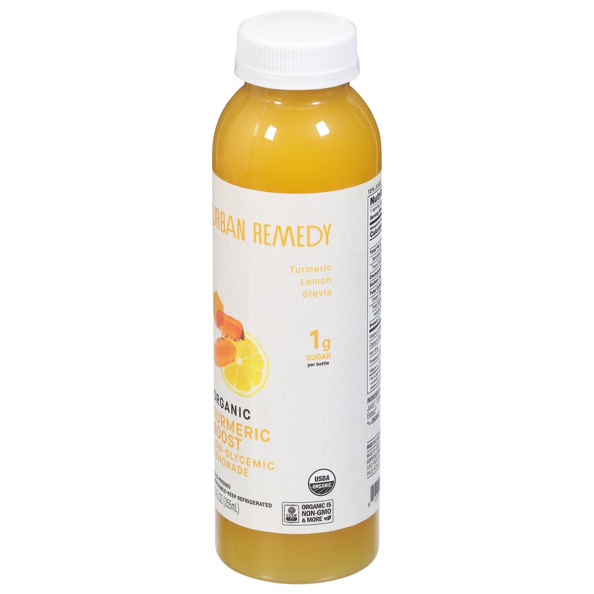 slide 3 of 11, Urban Remedy Organic Turmeric Boost Lemonade- 12 oz, 12 oz