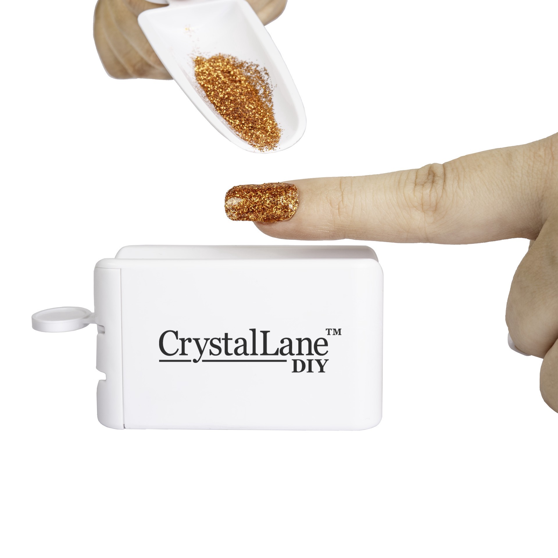 slide 4 of 4, Crystal Lane Diy Crystallane Diy Nail Dip Powder Collector, 1 ct