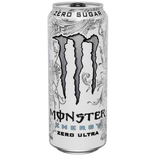 slide 1 of 4, Monster Energy Zero Ultra, Sugar Free Energy Drink, 16 oz