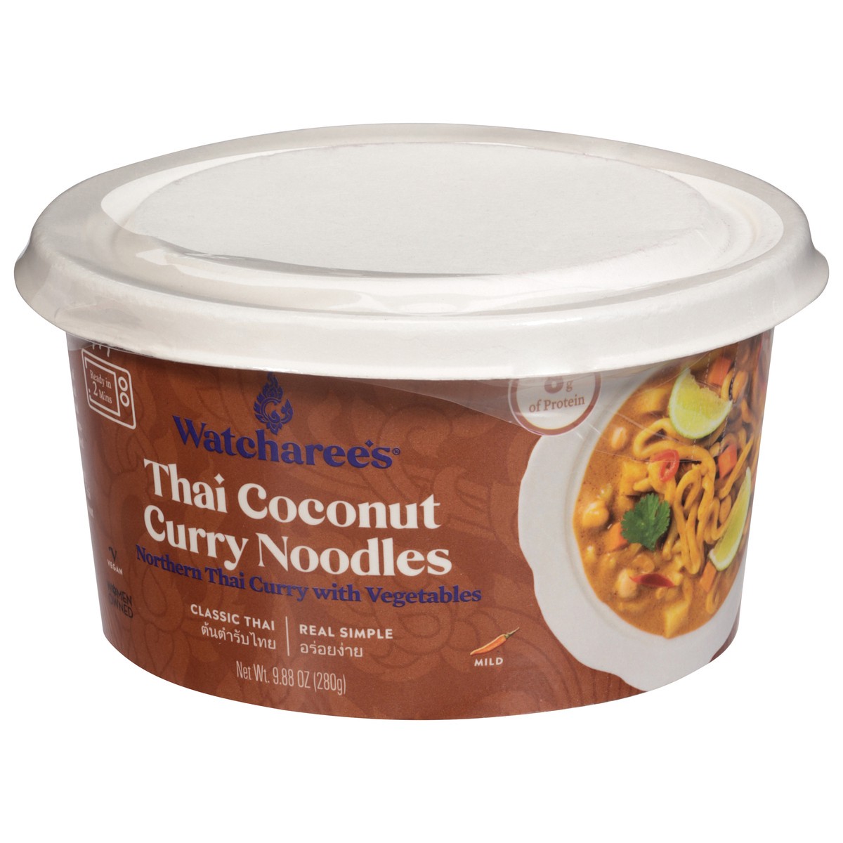 slide 12 of 13, Watcharee's Thai Mild Coconut Curry Noodles 9.88 oz, 9.88 oz
