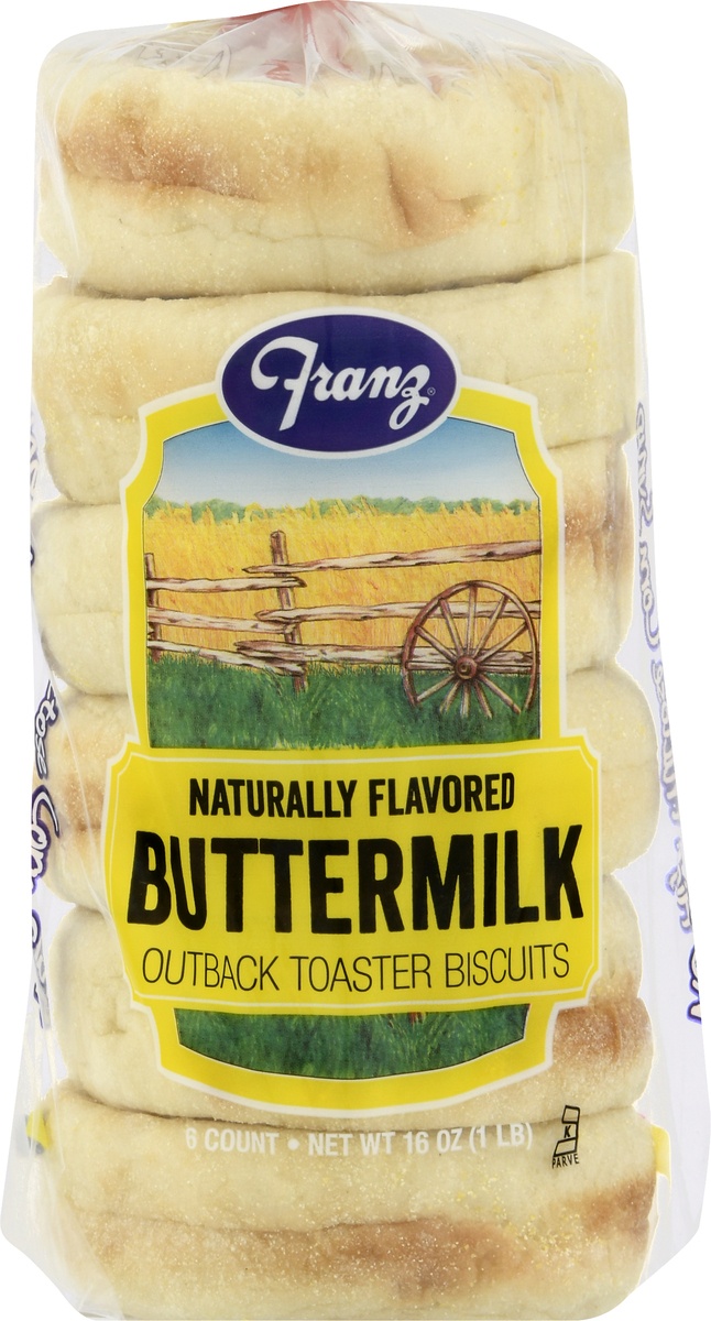 slide 9 of 11, Franz Outback Buttermilk Toaster Biscuits, 16 oz