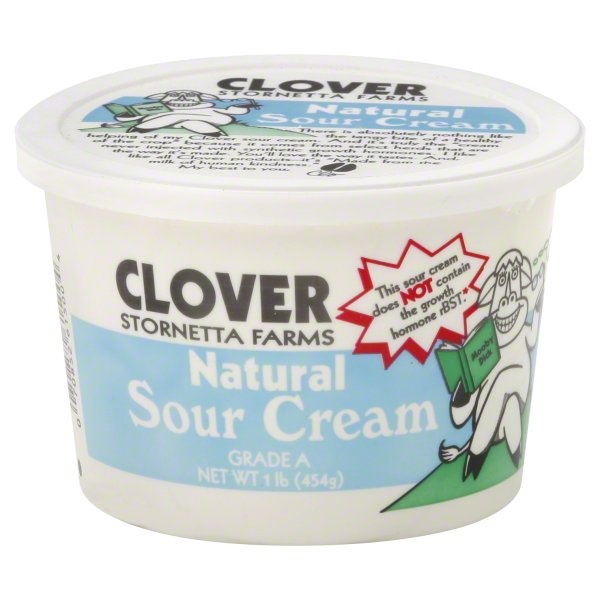 slide 1 of 3, Clover Sour Cream 1 lb, 1 lb