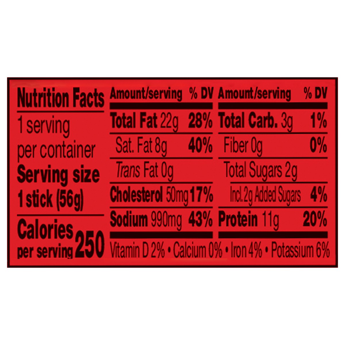 slide 2 of 10, Jack Link's Original Meat Stick Flamin' Hot Flavored 2 Oz, 2 oz