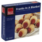 slide 1 of 1, Harris Teeter Franks In A Blanket, 18.4 oz