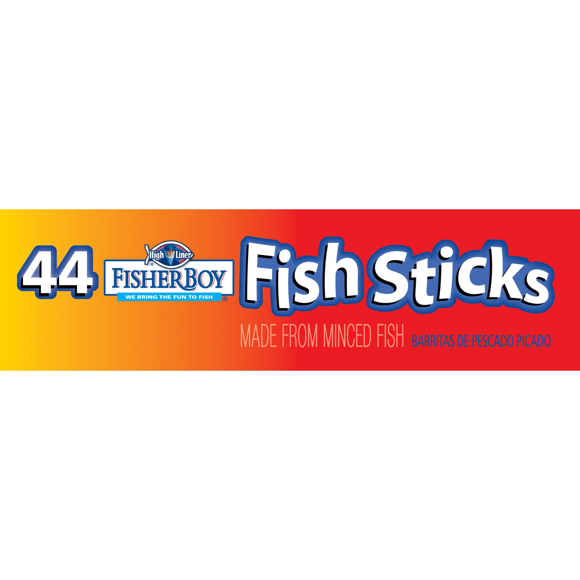 slide 4 of 8, Fisher Boy Fish Sticks Made From Minced Meat 48Ct, 44 ct; 22 oz