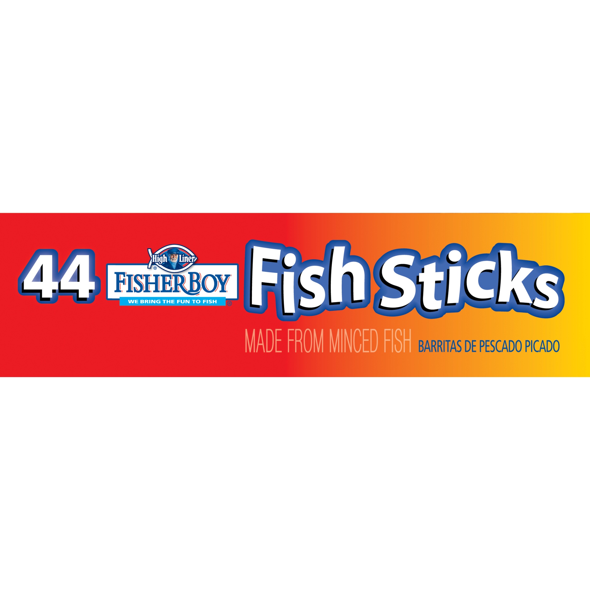 slide 5 of 8, Fisher Boy Fish Sticks Made From Minced Meat 48Ct, 44 ct; 22 oz