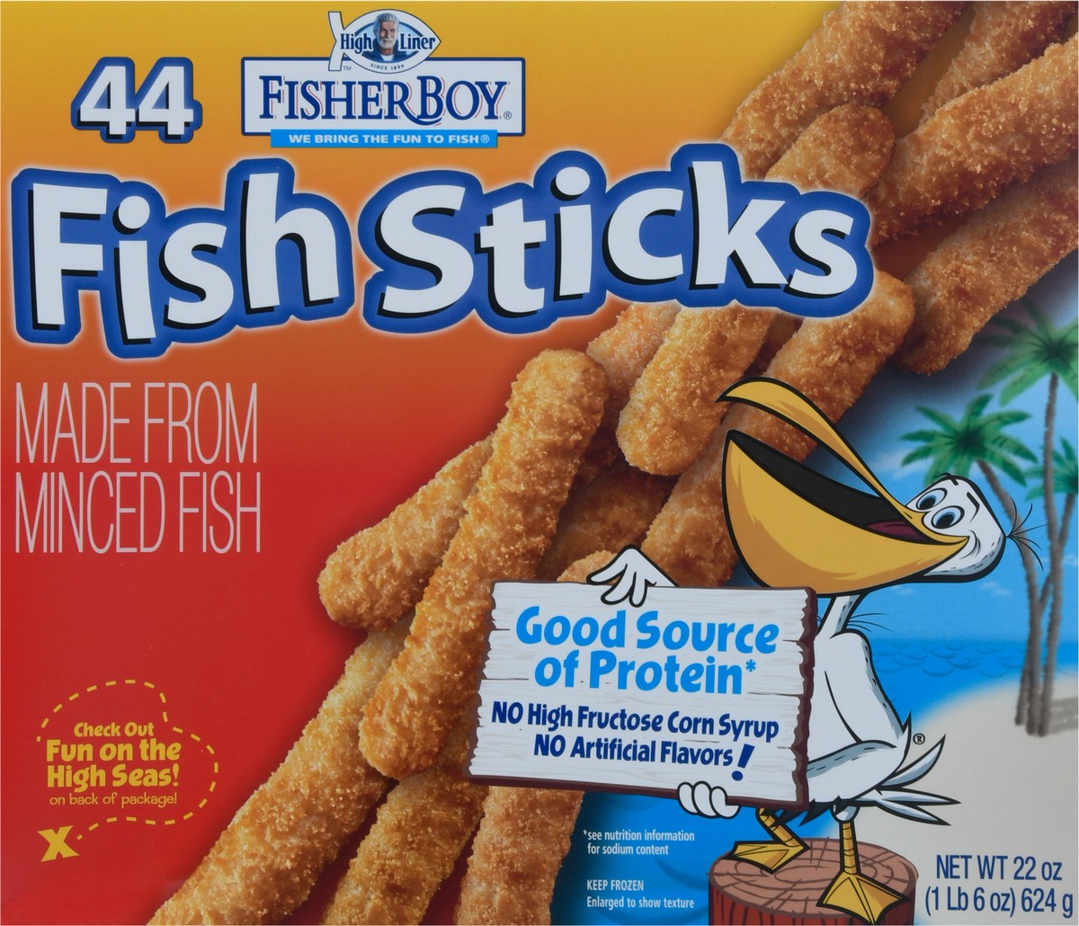 Fisher Boy® Qwik Stix® Crunchy Fish Sticks 60 ct Box