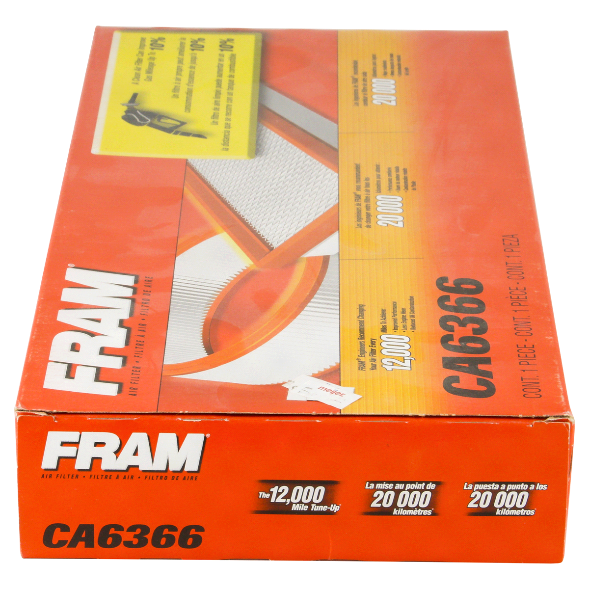 slide 2 of 5, Fram Extra Guard Air Filter CA6366, 1 ct