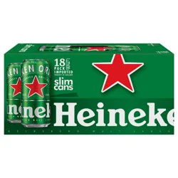 Heineken Original Lager Beer, 18 Pack, 12 fl oz Cans