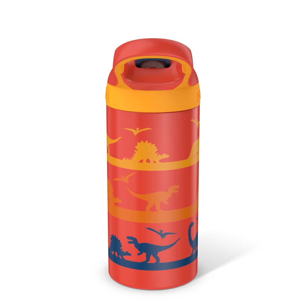 slide 2 of 4, Zak! Designs Dinomite Stainless Steel Double Walled Water Bottle, 1 ct
