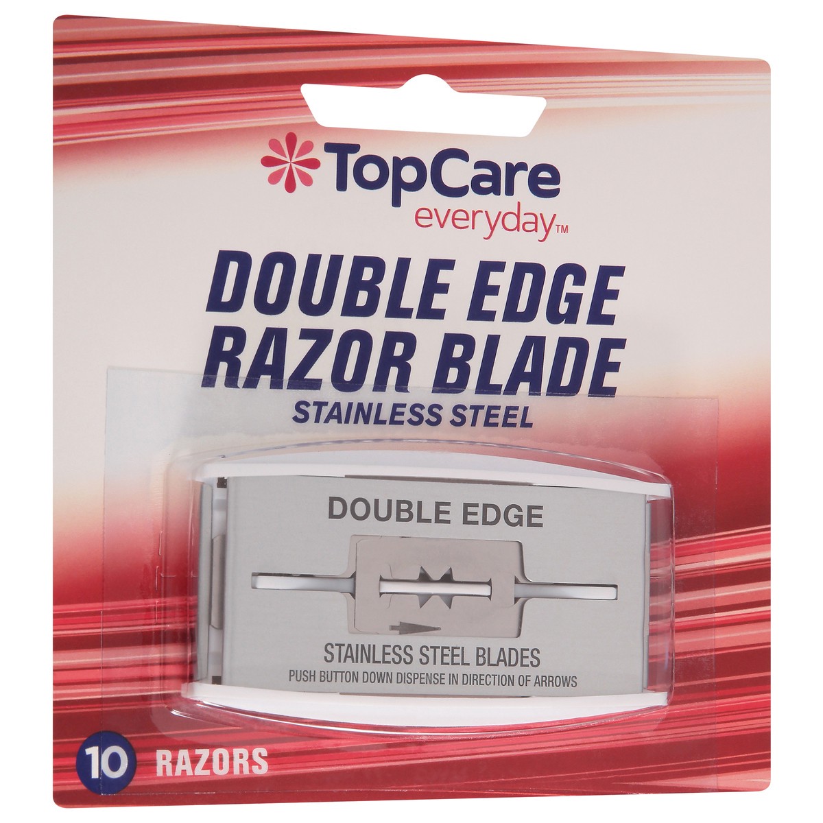 slide 9 of 11, TopCare Everyday Double Edge Razor Blade 10 ea, 10 ct