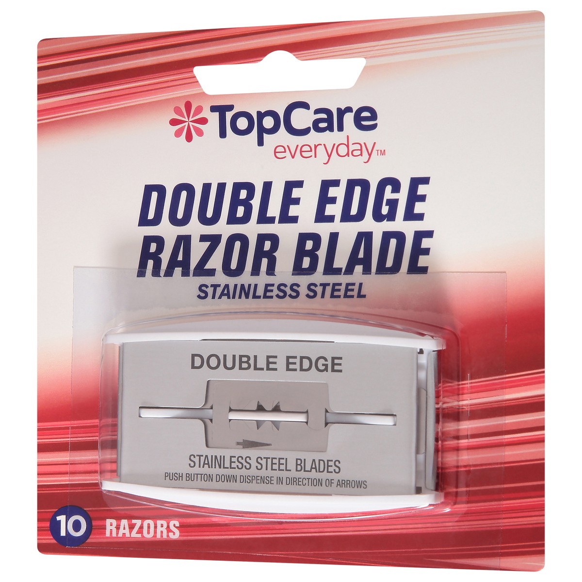 slide 2 of 11, TopCare Everyday Double Edge Razor Blade 10 ea, 10 ct