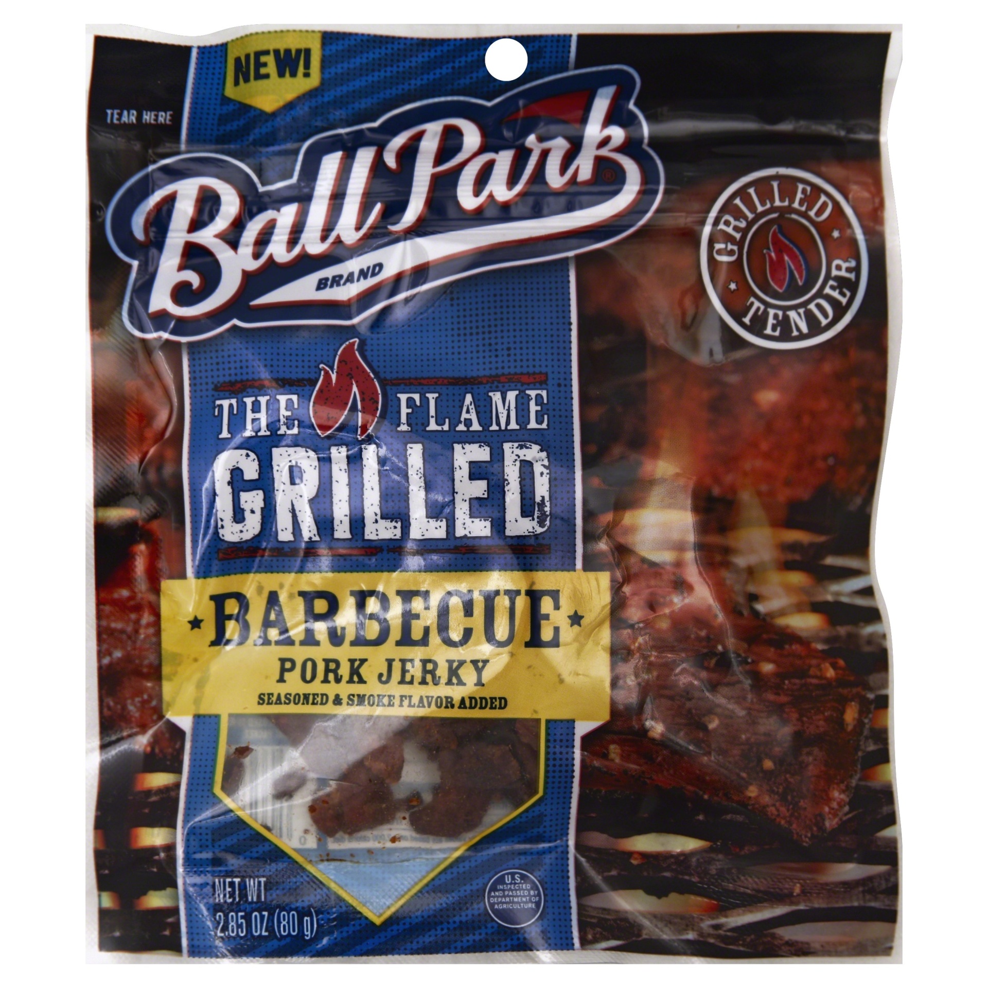 slide 1 of 5, Ball Park Pork Jerky 2.85 oz, 2.85 oz