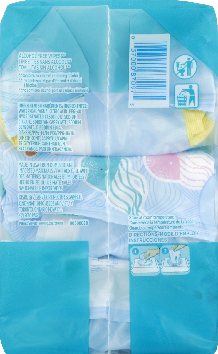 slide 3 of 5, Pampers Wipes, 3 ct