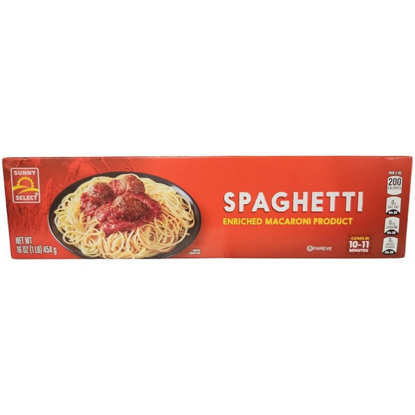 slide 1 of 1, Sunny Select, Spaghetti, 16 oz