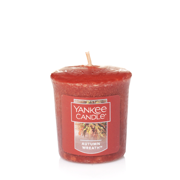 slide 1 of 1, Yankee Candle Votive Autumn Wreath, 1.75 oz