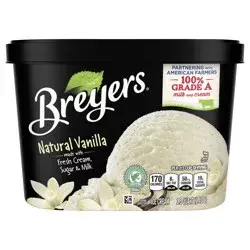 Breyers Classics Ice Cream Natural Vanilla, 48 oz