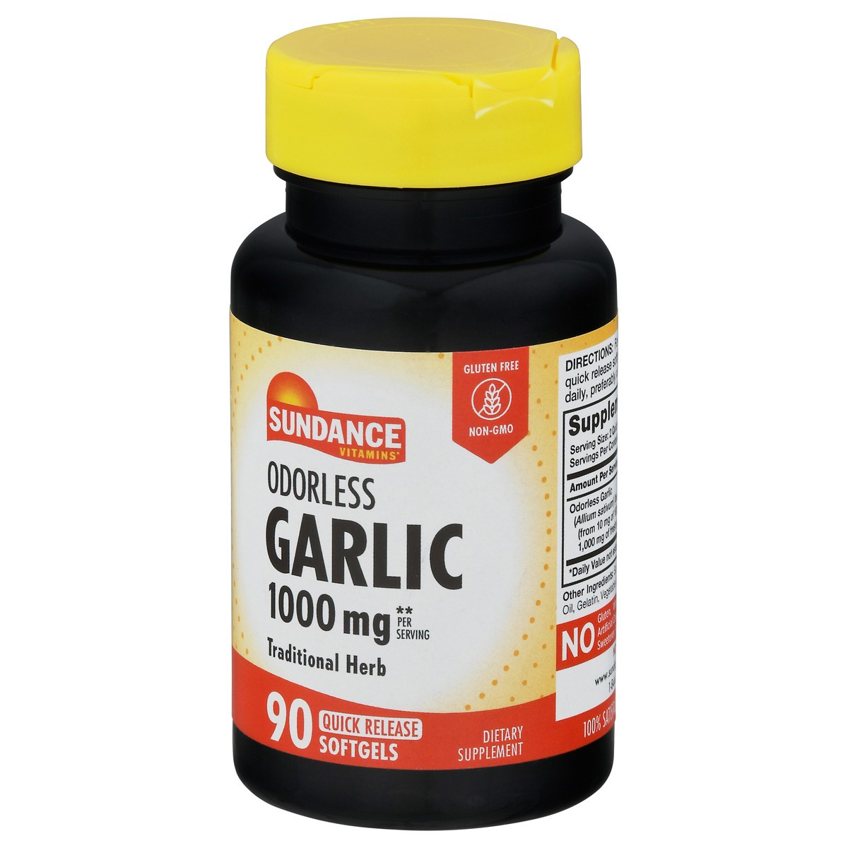 slide 2 of 9, Sundance Vitamins 1000 mg Odorless Garlic Softgels 90 ea, 90 ct