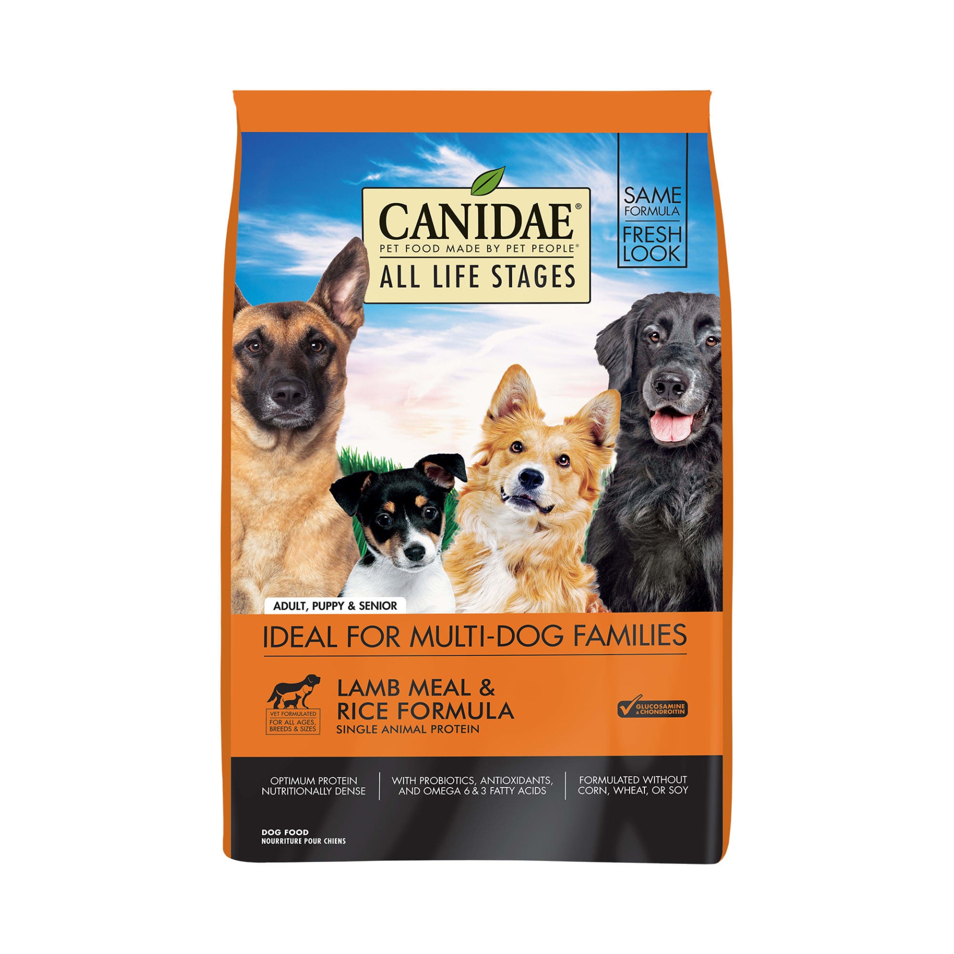 slide 1 of 1, CANIDAE All Life Stages Lamb Meal & Rice Formula Dog Food, 5 lb