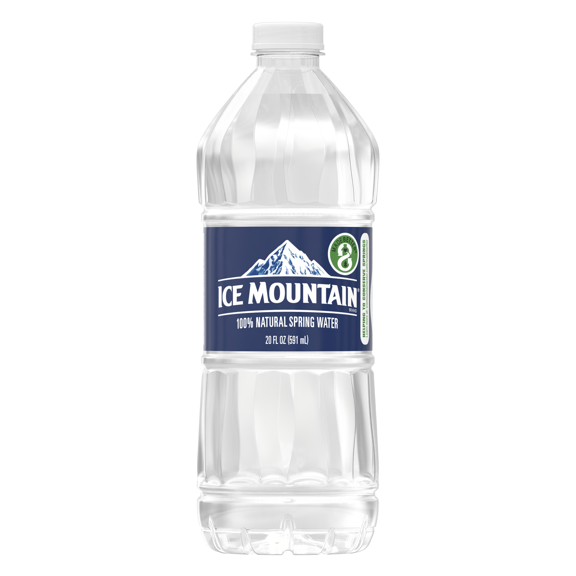 slide 1 of 4, ICE MOUNTAIN Brand 100% Natural Spring Water, 20-ounce plastic bottle, 20 oz