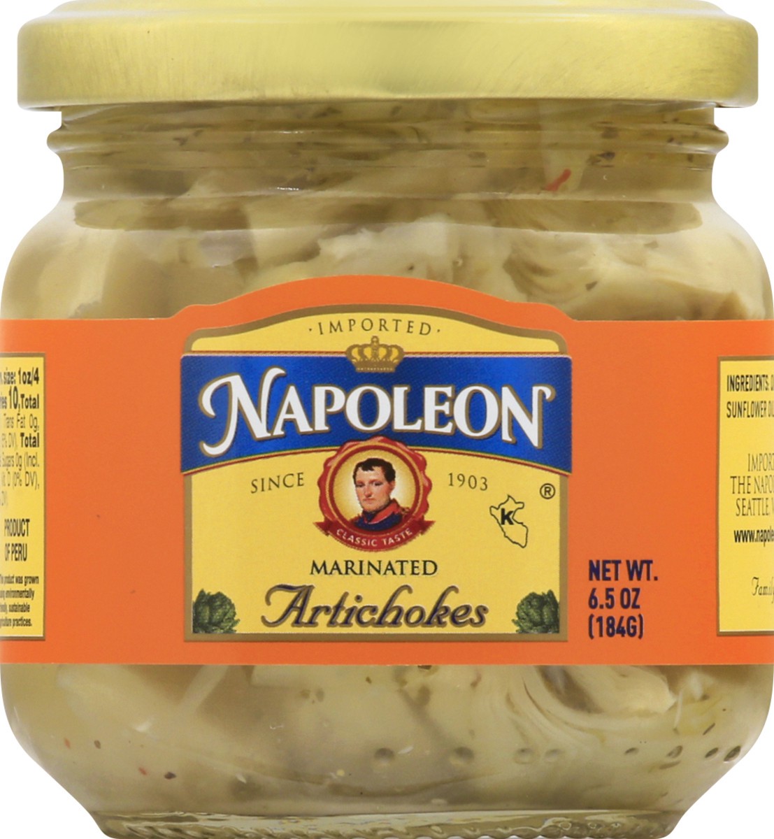 slide 1 of 9, Napoleon Artichokes 6.5 OZ, 6.5 oz