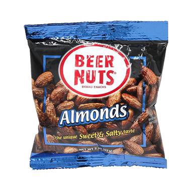 slide 1 of 1, BEER NUTS Sweet & Salty Almonds, 2 oz