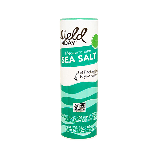 slide 1 of 1, Field Day Mediterranean Fine Sea Salt, 26.45 oz