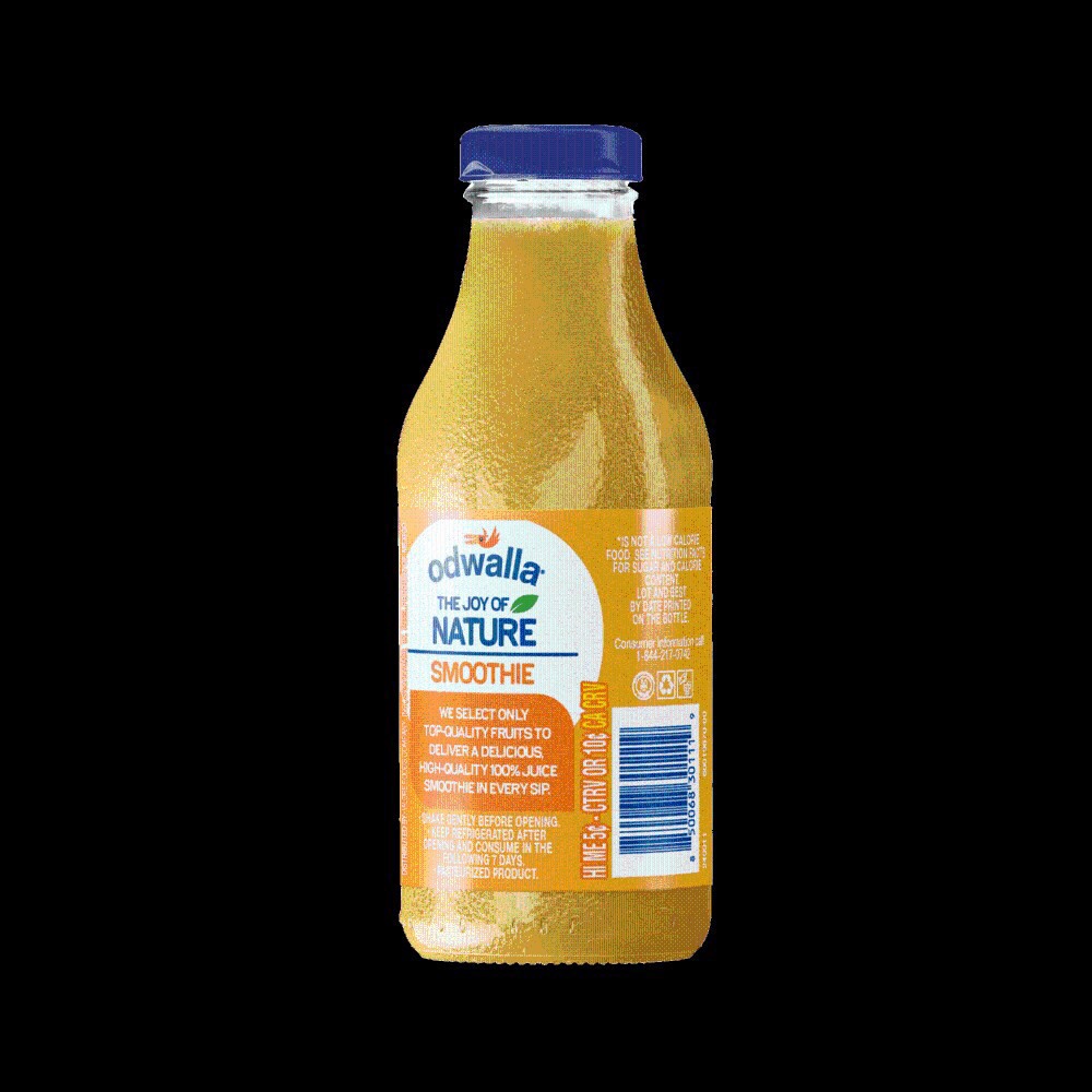 slide 2 of 3, Odwalla® Mango Smoothie Glass Bottle, 13.9 fl oz