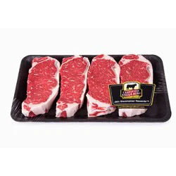 Weis Quality Certified Angus Beef Family Pack Boneless Strip Steak