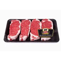 Weis Quality Certified Angus Beef Family Pack Boneless Strip Steak