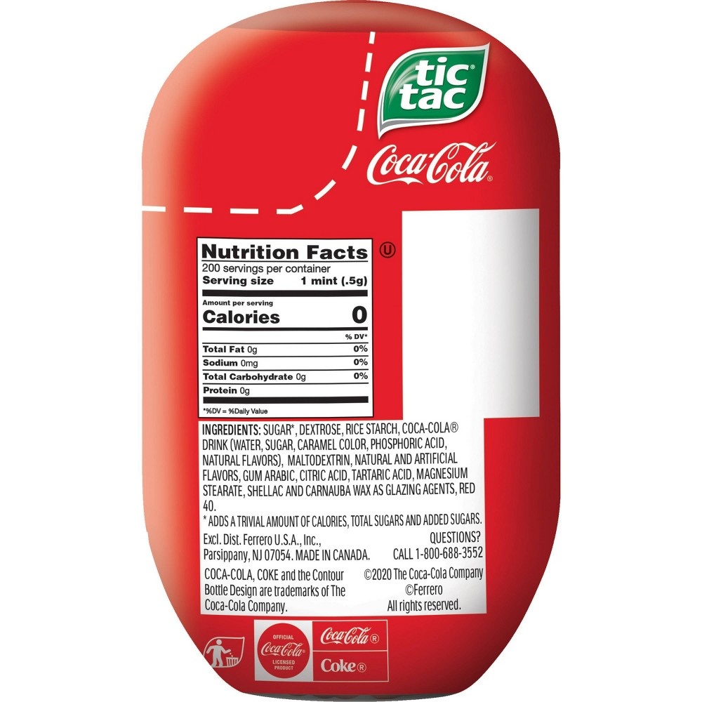 slide 2 of 2, Tic Tac Coca Cola, 3.4 oz