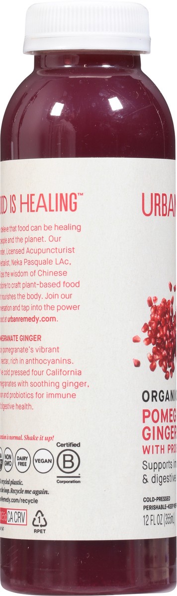 slide 2 of 11, Urban Remedy Pomegranate Ginger With Probiotics- 12 oz, 12 fl oz