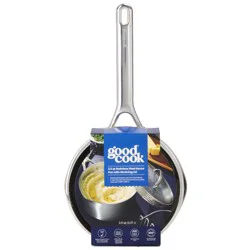 Good Cook Stainless Steel Saucepan with Lid