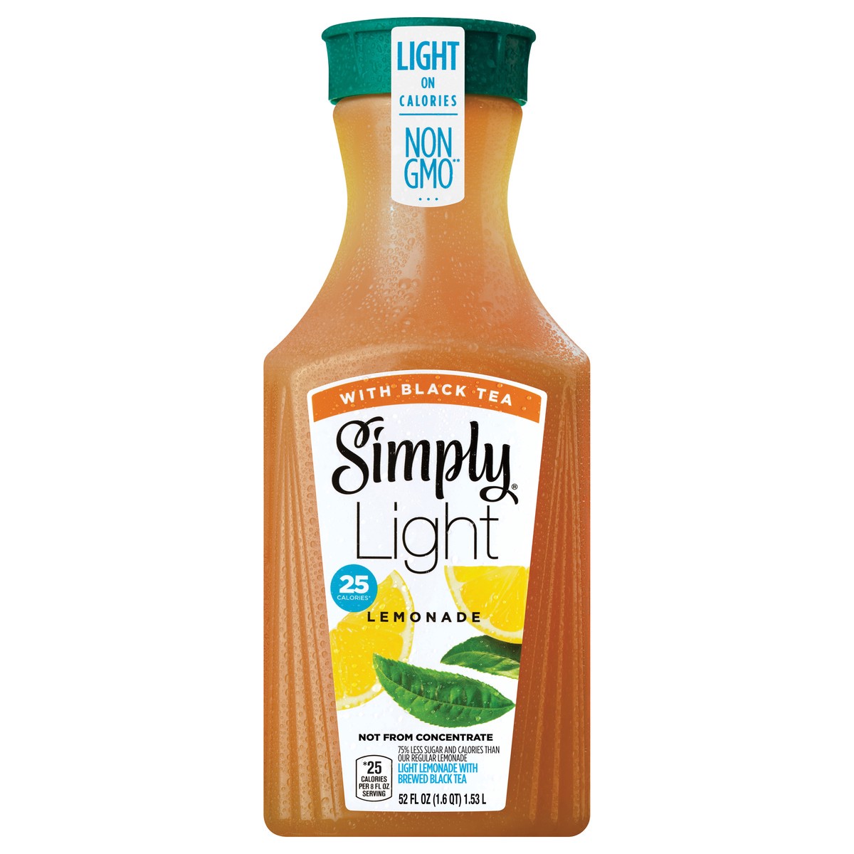 slide 1 of 12, Simply Light Lemonade with Black Tea 52 oz, 52 oz