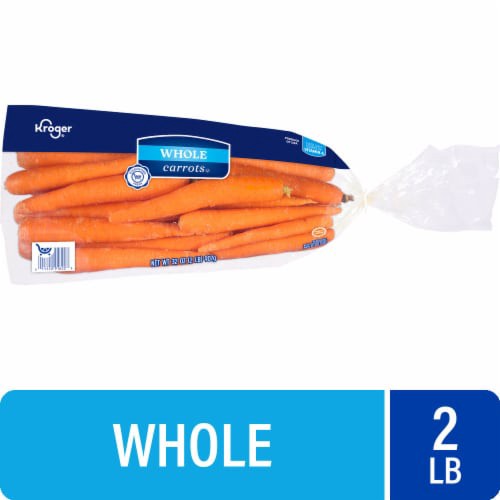slide 1 of 2, Kroger Whole Carrots, 2 lb