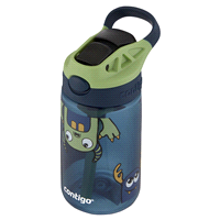 slide 3 of 21, Contigo Kids Water Bottle with Redesigned AUTOSPOUT Straw, Blueberry & Green Apple, 14 oz