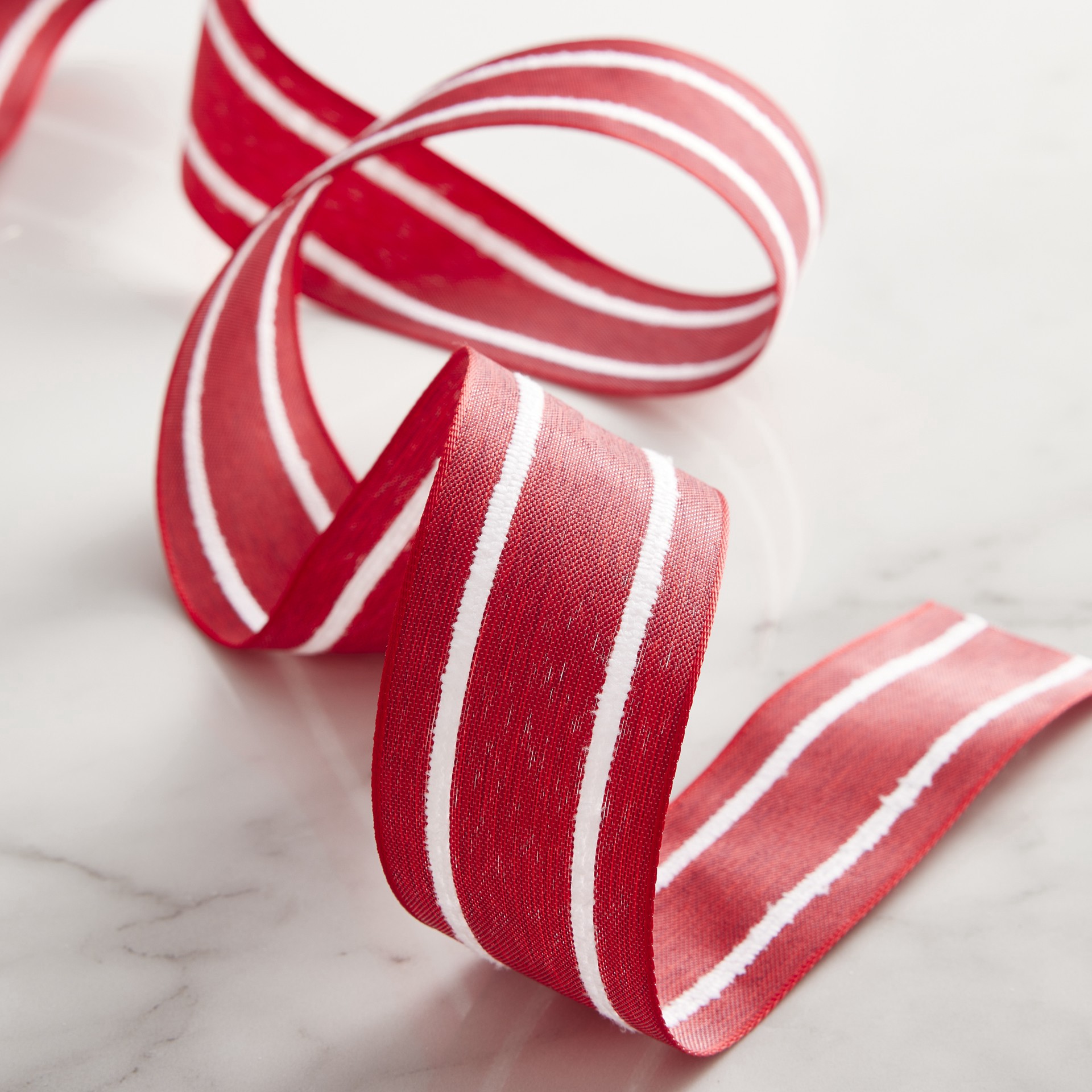 slide 3 of 4, 1.5" X 3yd. Wired Striped Ribbon By Celebrate It, 1.5 in x 3 yd
