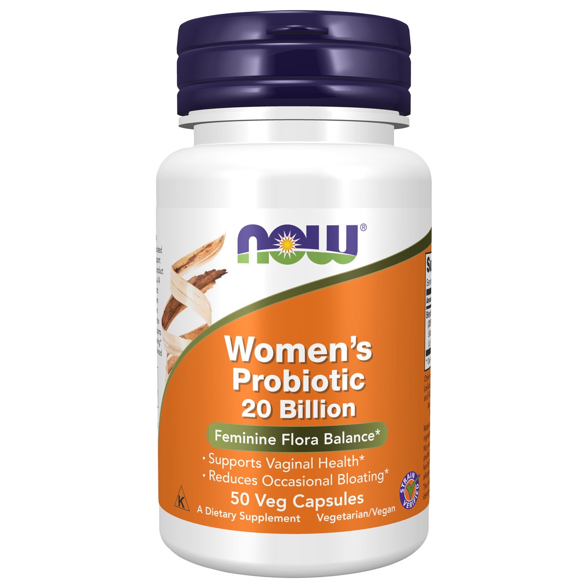 slide 1 of 4, NOW Women's Probiotic 20 Billion - 50 Veg Capsules, 50 ct