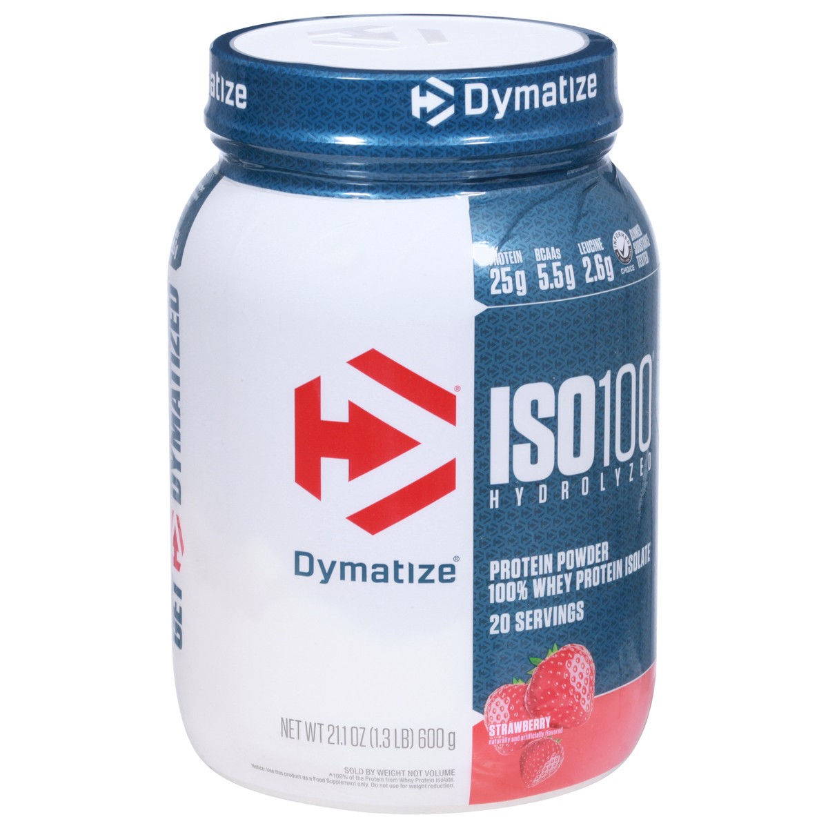 slide 7 of 13, Dymatize ISO100 Hydrolyzed Strawberry Protein Powder 21.1 oz, 21.1 oz